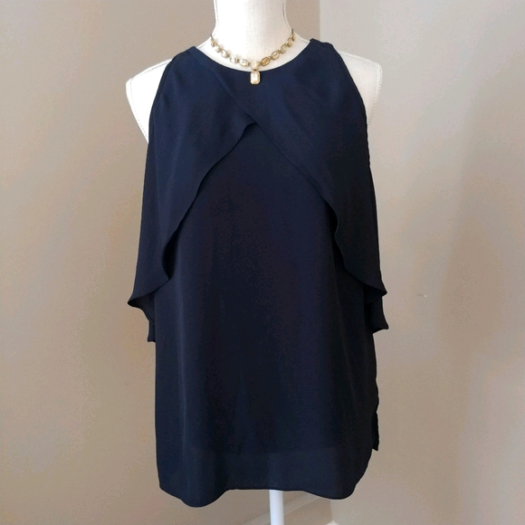 VINCE CAMUTO 🌹 Dressy Tank Type Top With Layers - Picture 1 of 9